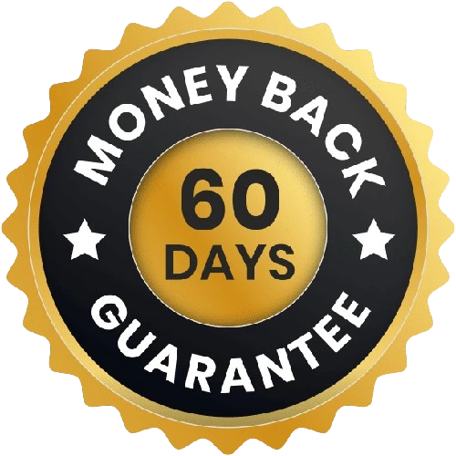 60 days money-back guarantee